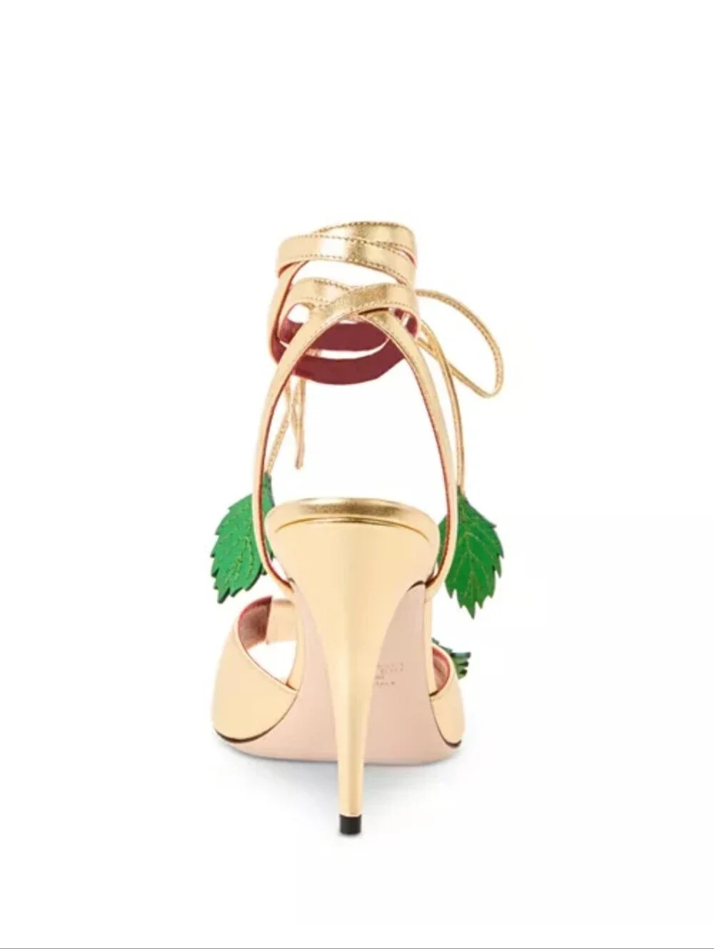 Valentino Garavani Womens Cherryfic Ankle Wrapped Sandals Size 7.5